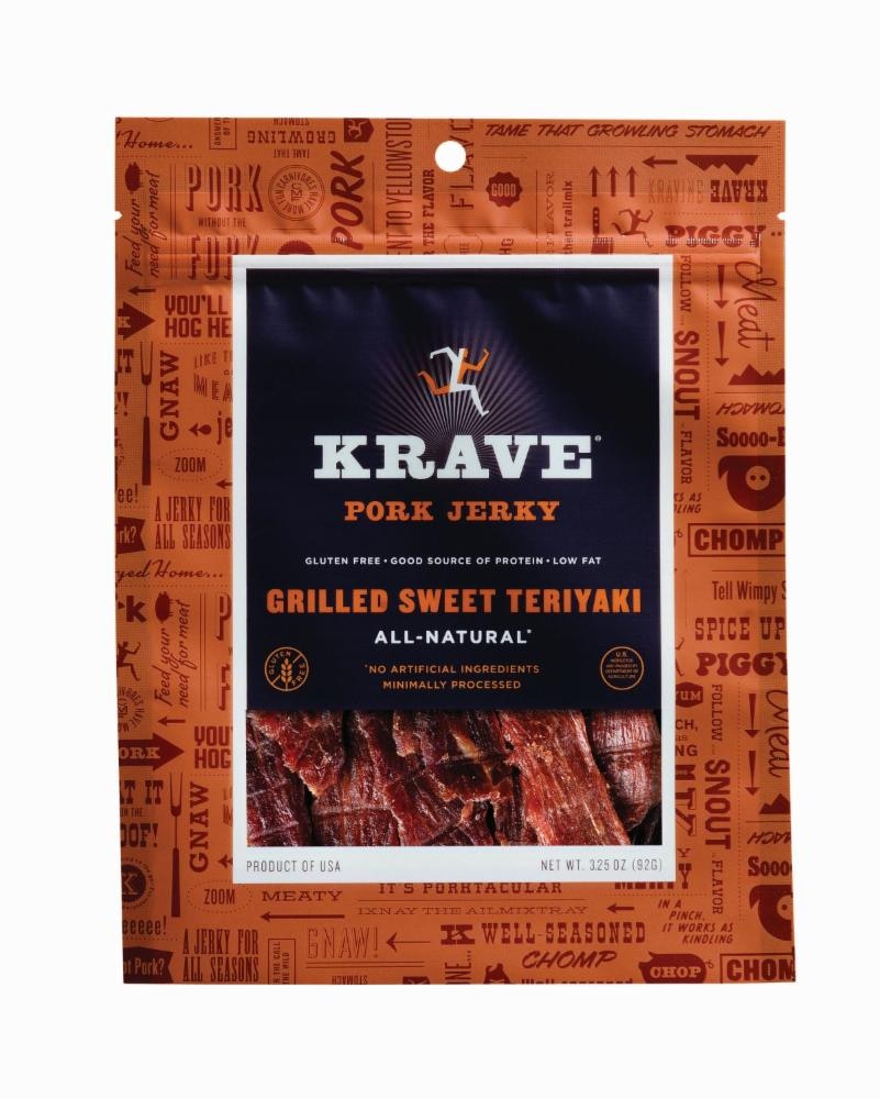 Krave Beef Jerky, Grilled Sweet Teriyaki, 3.25 Oz
