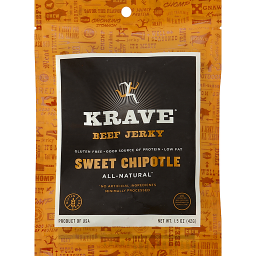 Krave Beef Jerky, Sweet Chipotle 1.5 Oz