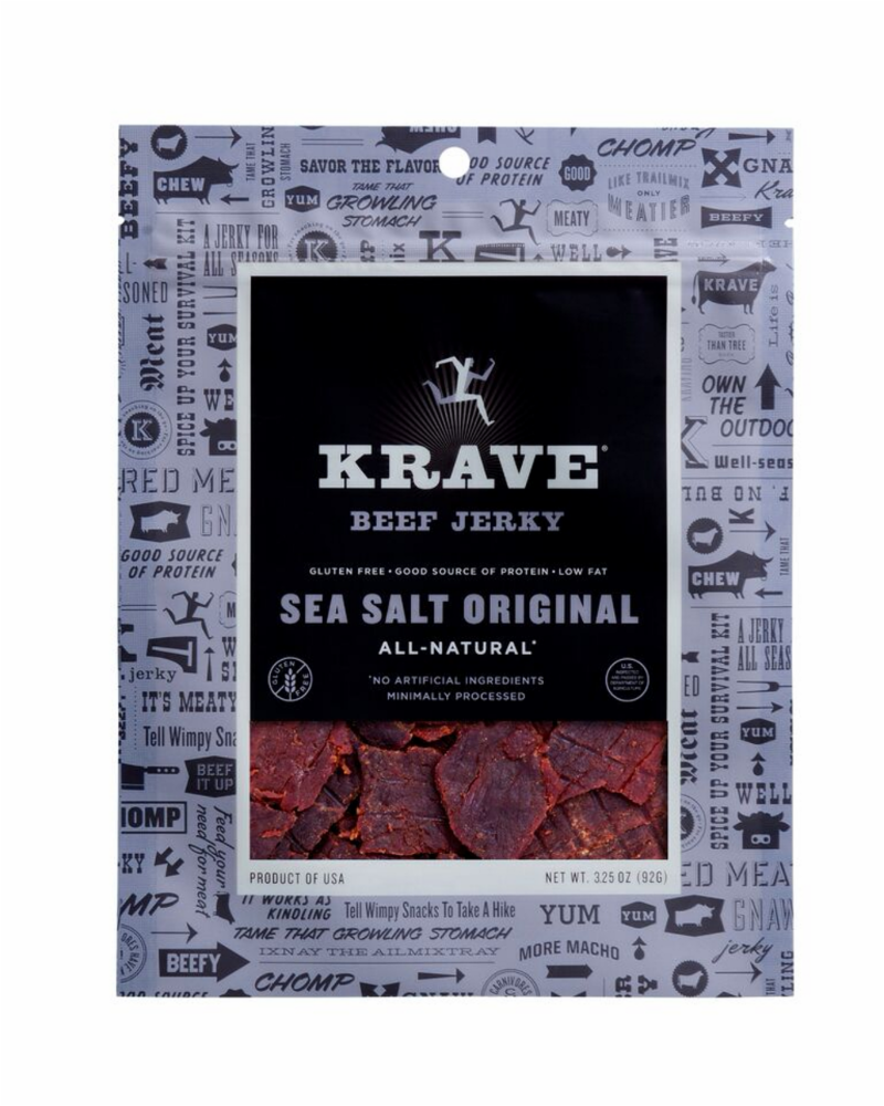 Krave Jerky Sea Salt Original Beef - 2.7oz