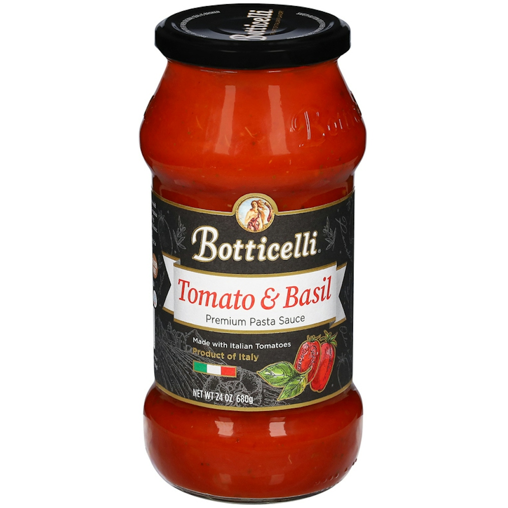 Botticelli Pasta Sauce, Premium, Tomato & Basil, 24 Ounce