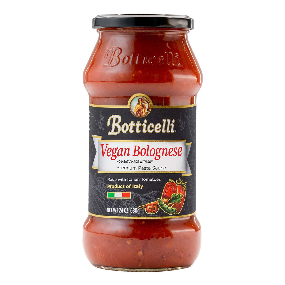 Botticelli Pasta Sauce, Premium, Vegan, Bolognese 24 Oz