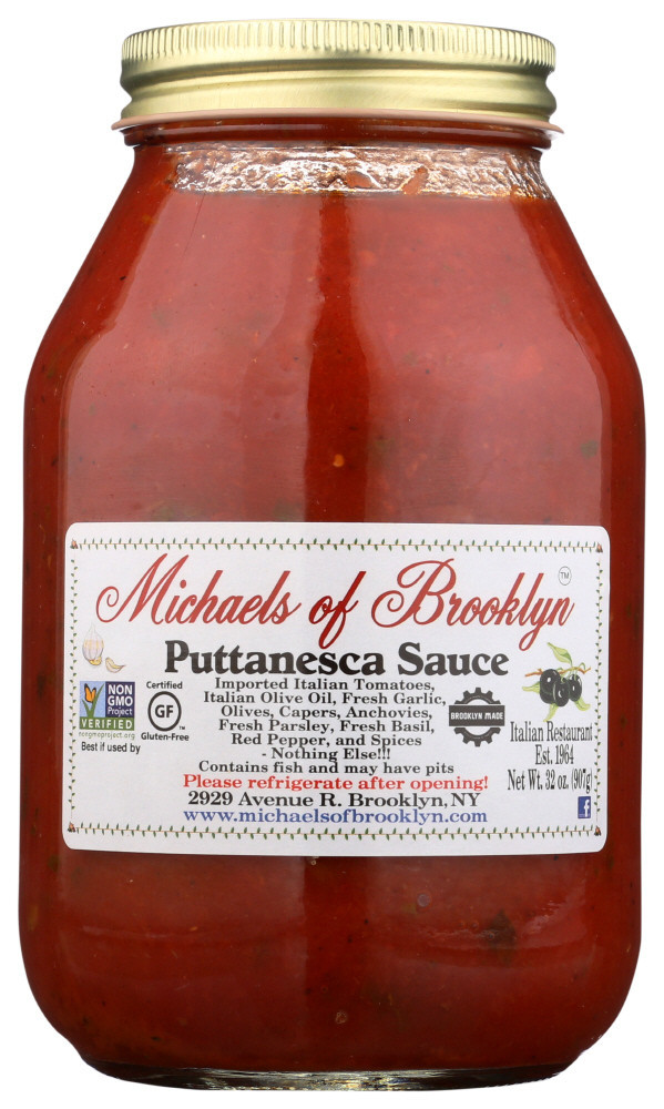 Michael's of Brooklyn Sauce Putanesca, Case 6 X 32 Oz