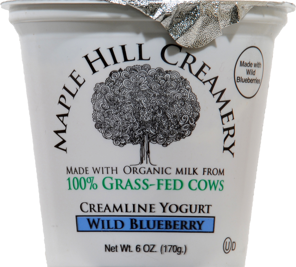 Maple Hill Creamery Yogurt Cream On Top Wild Blueberry