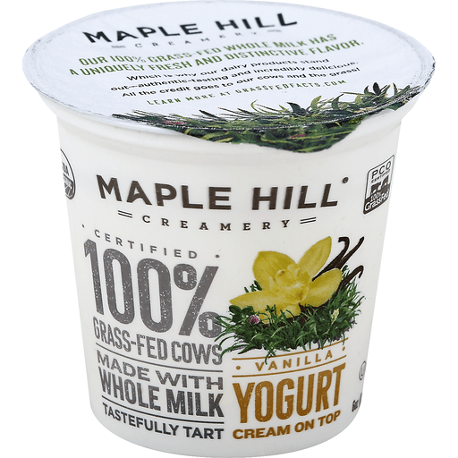 Maple Hill Creamery Yogurt Cream On Top Vanilla