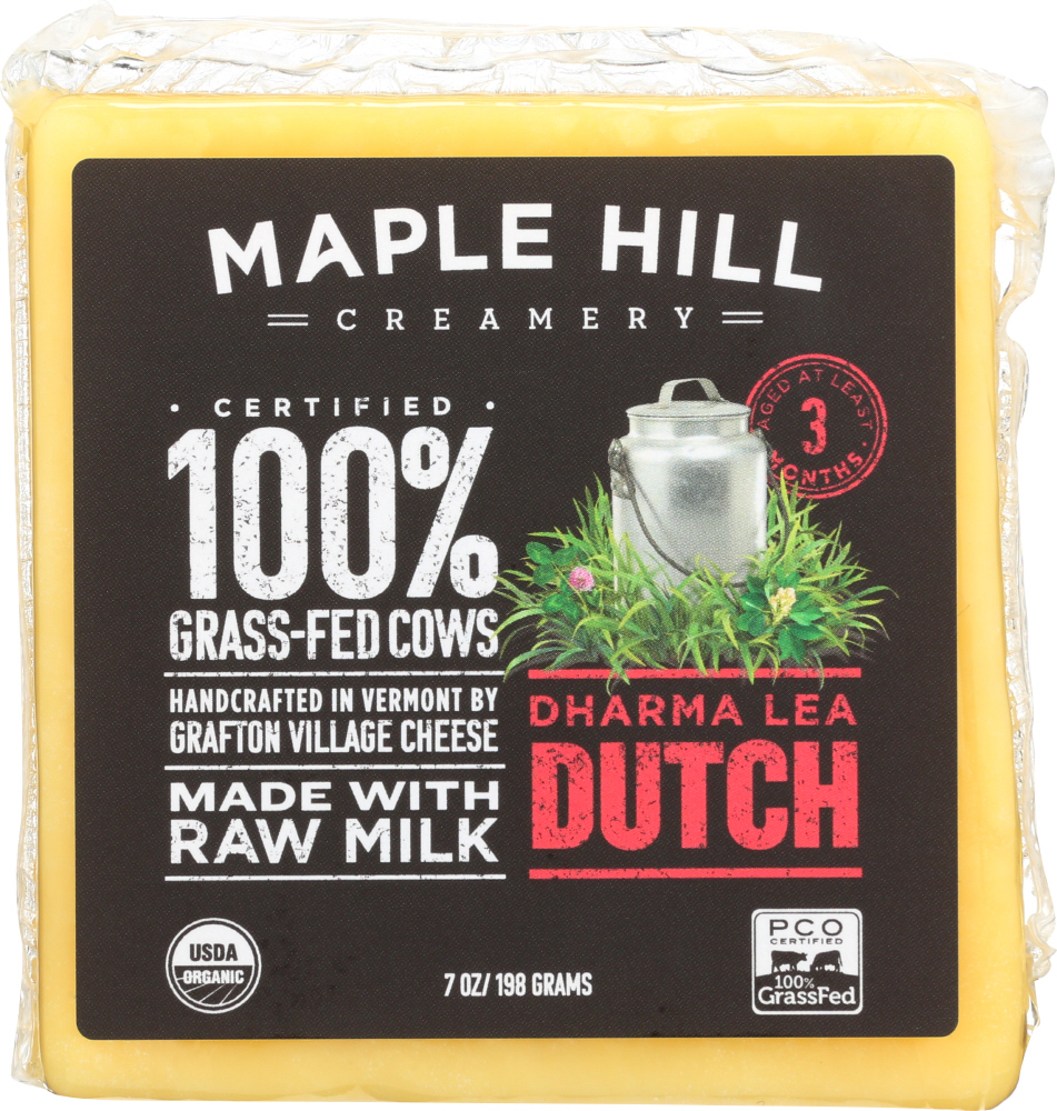 Maple Hill Creamery Cheese, Dharma Lea Dutch 7 Oz