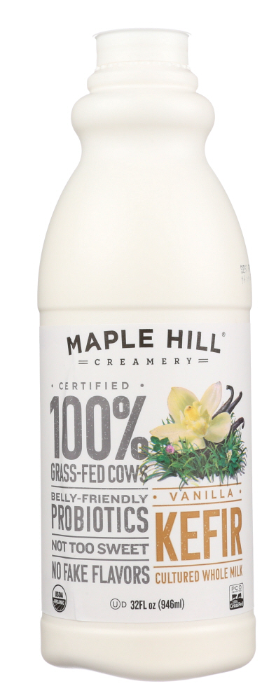 Maple Hill Creamery Kefir, Organic, Vanilla 32 Oz