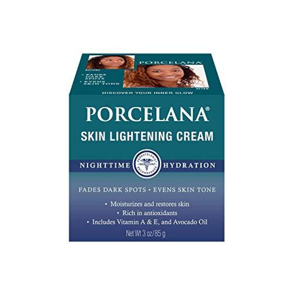Porcelana Skin Lightening Day Cream And Fade Dark Spots Treatment, 3 Ounce