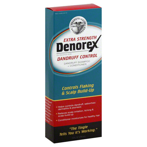 Denorex Extra Strength Dandruff Control Shampoo Conditioner 10 Oz