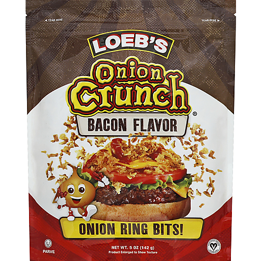 Loeb's Onion Crunch, Bacon Flavor 5 Oz