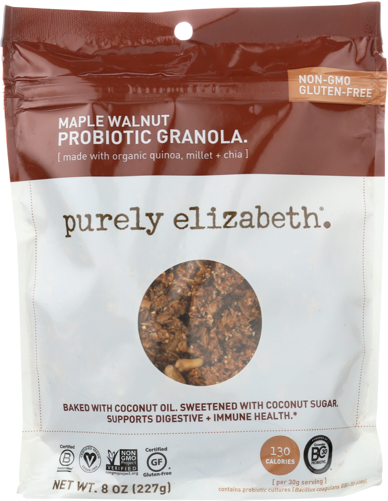 Purely Elizabeth Granola, Probiotic, Maple Walnut