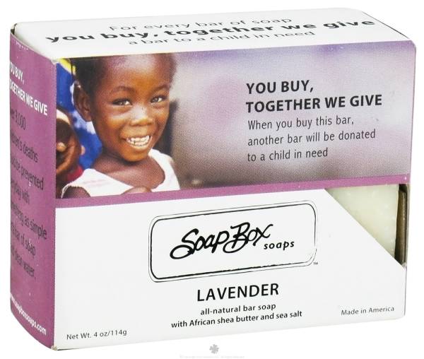 Soapbox All Natural Bar Soap Lavender 4 Oz