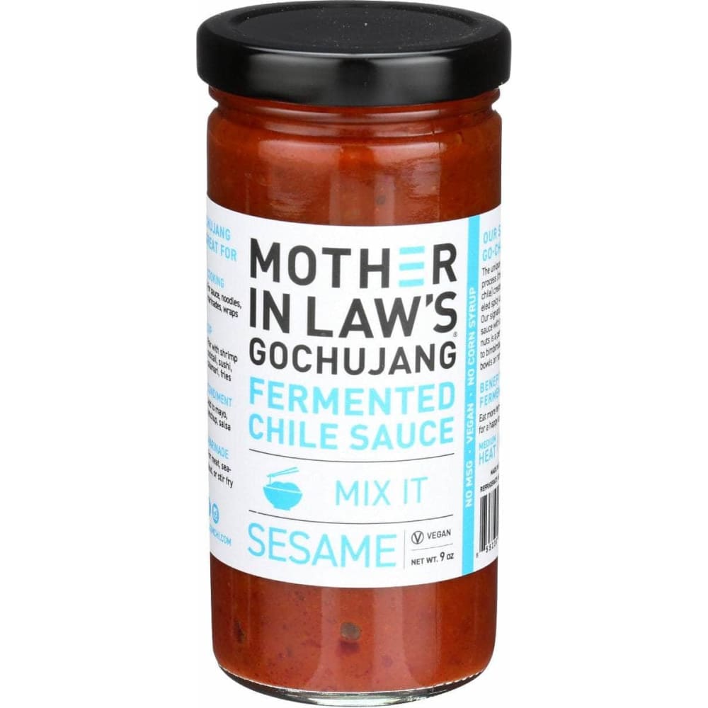 Mother in Laws LAW: Sesame Gochujang Fermented Chile Sauce, 9 Oz