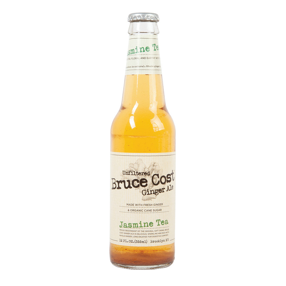Bruce Cost Ginger Ale, Jasmine Tea, Unfiltered