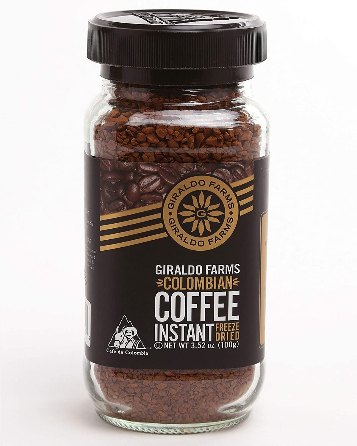 Giraldo Farms Colombian Freeze Dried Instant Coffee, 3.52 Oz