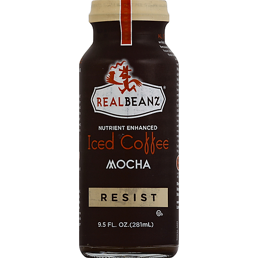 RealBeanz Iced Coffee, Resist, Mocha 9.5 Oz