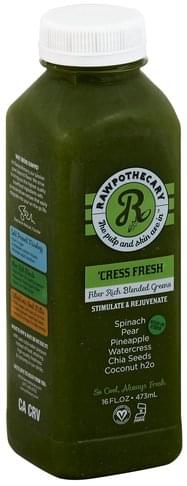 Rawpothecary Fiber Rich, 'Cress Fresh Blended Greens - 16 Oz