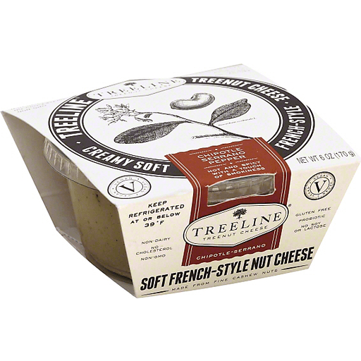 Treeline Treenut Cheese, French-Style, Chipotle Serrano Pepper