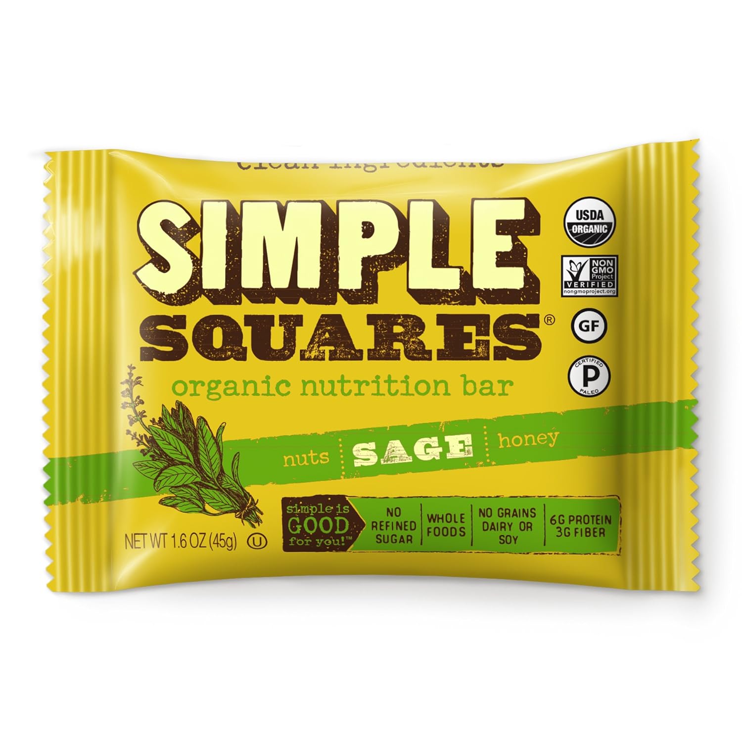 Simple Squares Organic Nutrition Bar