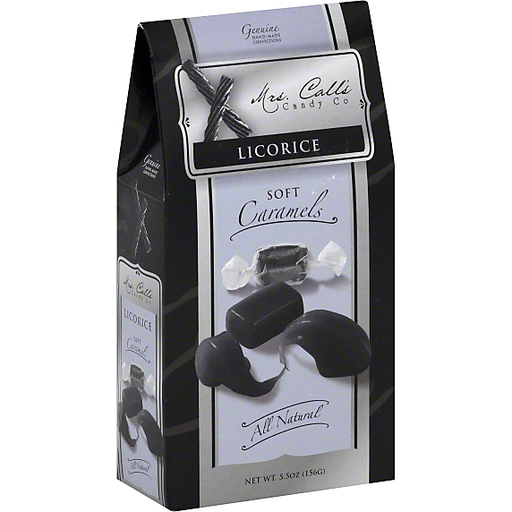 Mrs Calls Caramels, Soft, Licorice