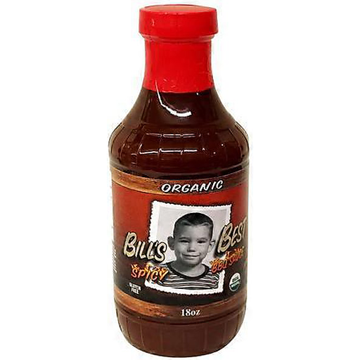 Bill's Best Bbq Spicy Organic Sauce