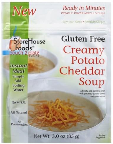 StoreHouse Foods Gluten Free Soup, Creamy Potato Cheddar