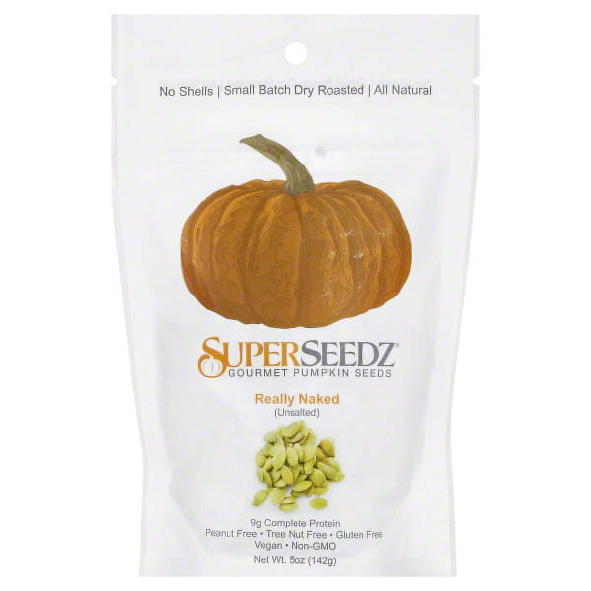 SuperSeedz Really Naked Gourmet Pumpkin Seeds