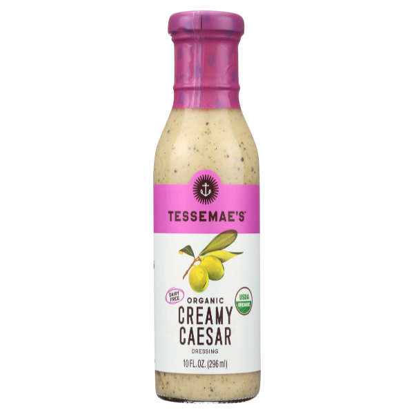 Tessemae's All Natural Organic Creamy Caesar Dressing 10oz