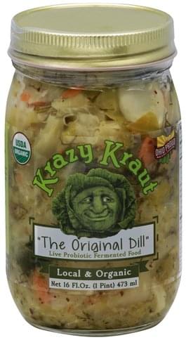 Krazy Kraut The Original Dill, Local & Organic 16 Oz