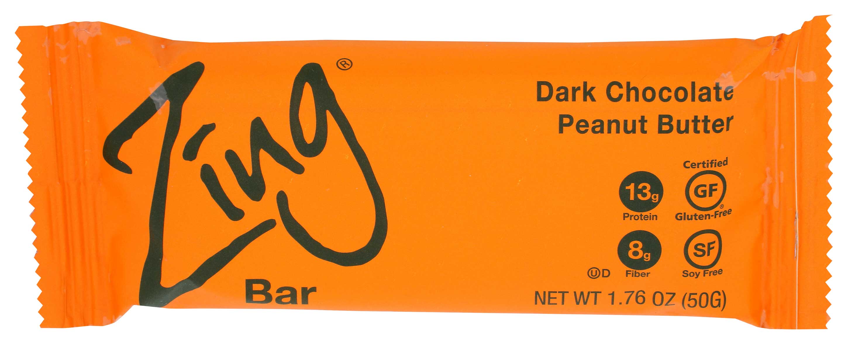 Zing Bars Dark Chocolate Peanut Butter Nutrition Bar, 1.76 Oz (Case Of 5)