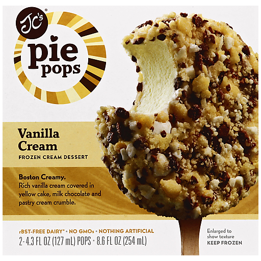 Jennifer Constantine Pie Pops, Vanilla Cream
