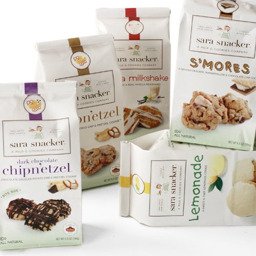 Sara Snacker Cookies - Dark Chocolate Chipnetzel (6.5 Ounce)