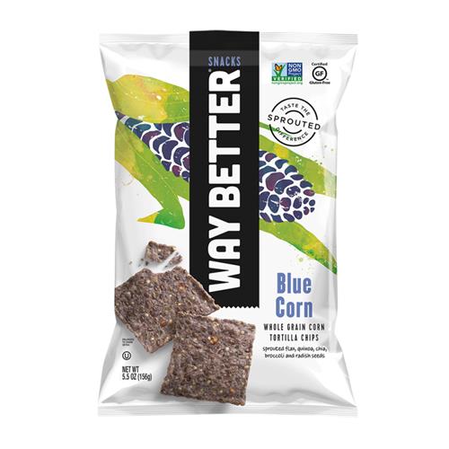 Way Better Snacks Simply Unbeatable Blues Tortilla Chips 5.50 Oz
