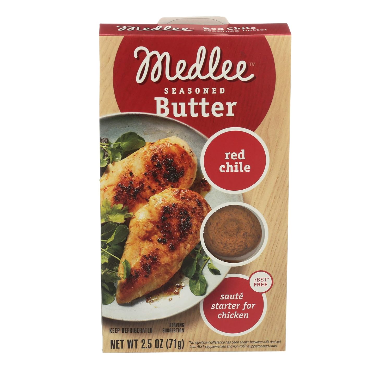 Medlee Seasoned Butter, Red Chile