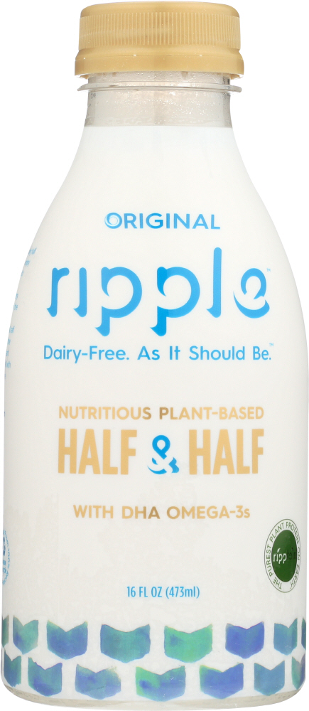 Ripple Half & Half, Plant-Based, Original 16 Oz
