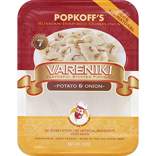 Popkoffs Vareniki Pirogie Pot/on 10 Oz