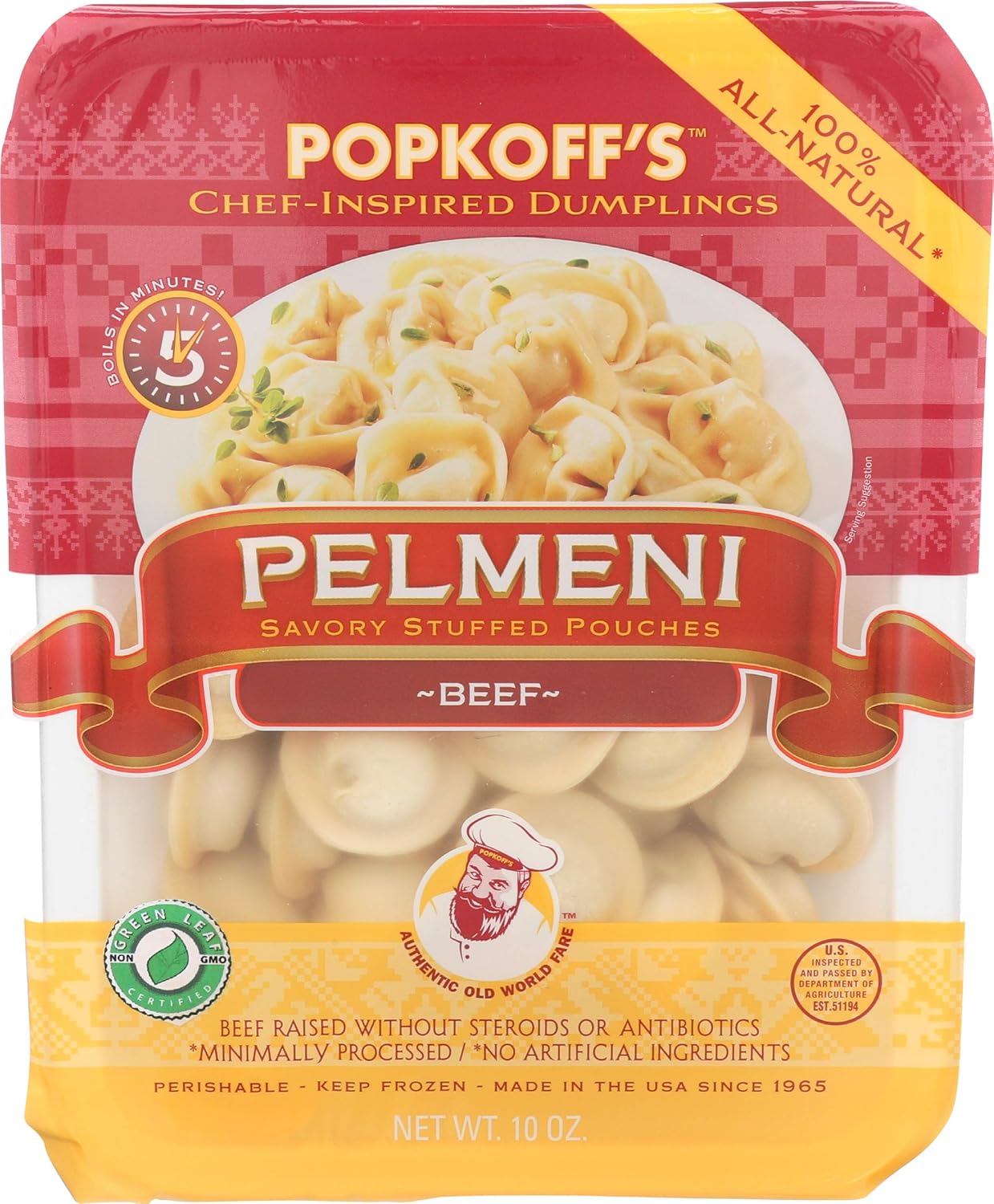 Popkoff's Pelmeni With Beef