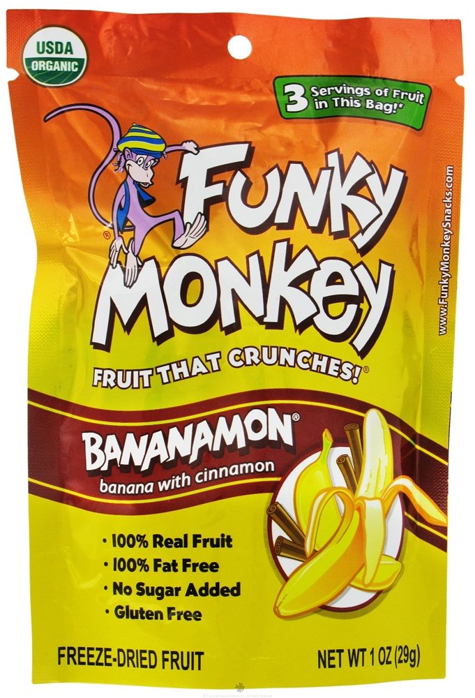 Funky Monkey Freeze Dried Fruit, Bananamon 1 Oz