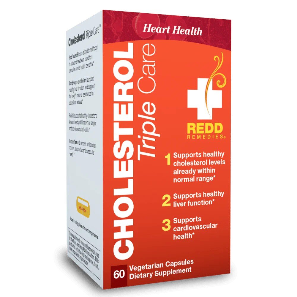 Redd Remedies Cholesterol Triple Care 60 VegCaps