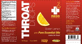 Redd Remedies Throat Drops Sweet Lemon