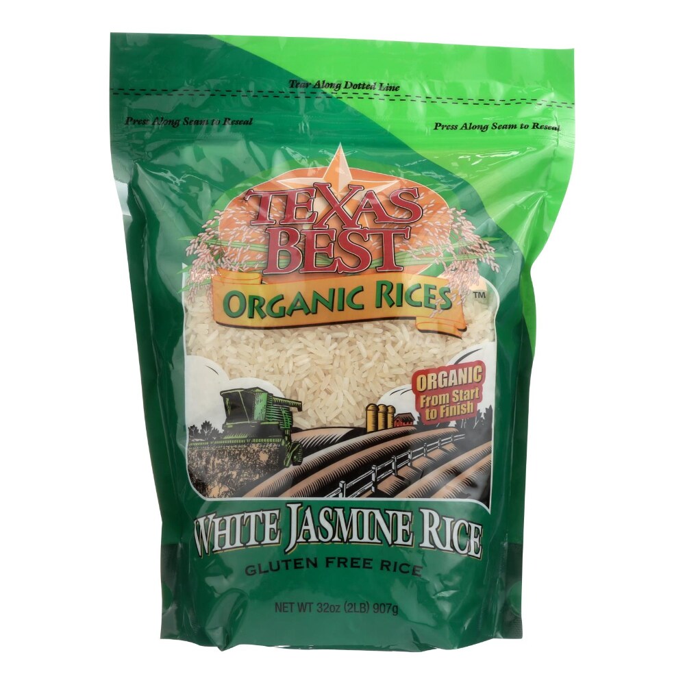 Texas Best Organics Organic Jasmine White Rice, 32 Oz