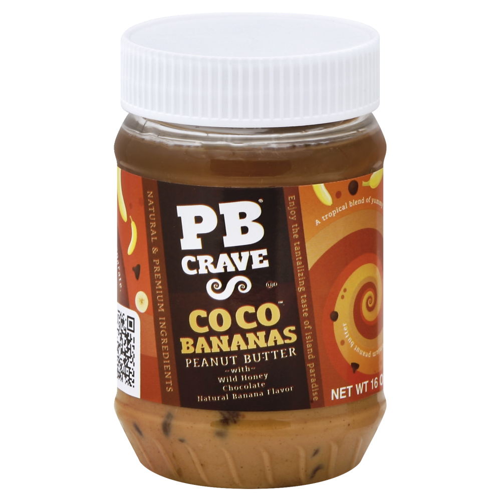 Pb Crave Peanut Butter Spread, Chocolate Banana 16 Oz