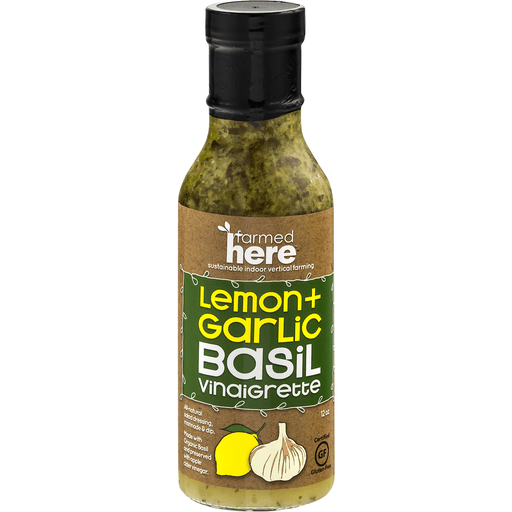 Farmed Here Lemon + Garlic Basil Vinaigrette