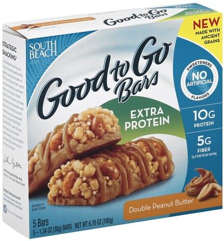 Sbd Holdings Group Corp. South Beach Diet Extra Protein, Double Peanut Butter Cereal Bars