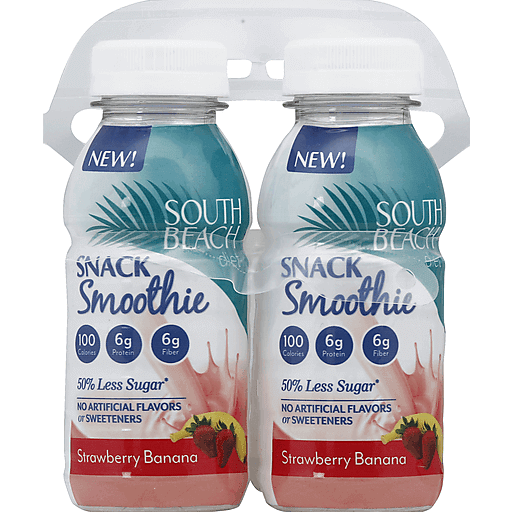 South Beach Diet Smoothie, Snack, Strawberry Banana Flavored