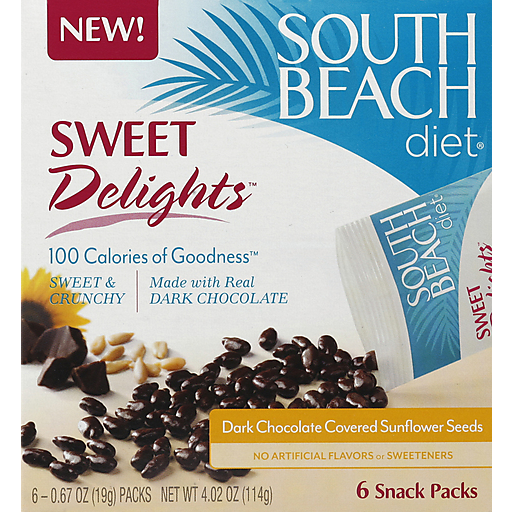 South Beach Diet Seeds Sunflower Dark Chocolate C 6
