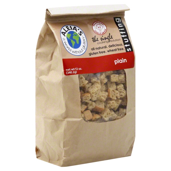 Aleia's Gluten Free Foods Plain Stuffing - 12 Oz