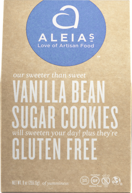Aleia's Vanilla Bean Sugar Cookies Gluten Free