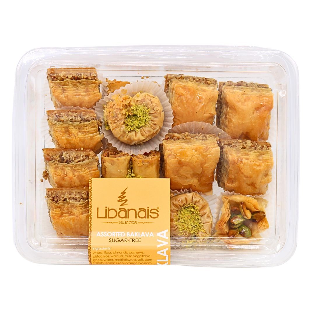 Libanais Sweets Sugar Free Assorted Baklava 16oz