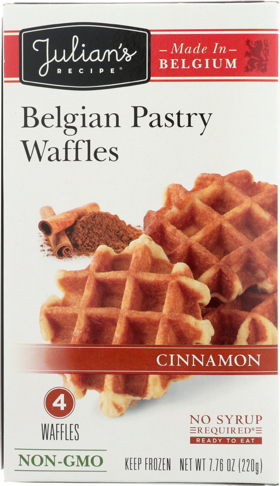 Julian's Recipe Waffles, Belgian Pastry, Cinnamon