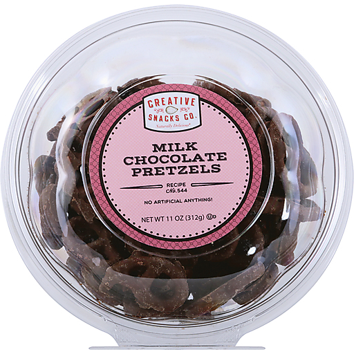 Creative Snacks Naturally Delicious Milk Chocolate Pretzels 11 Oz